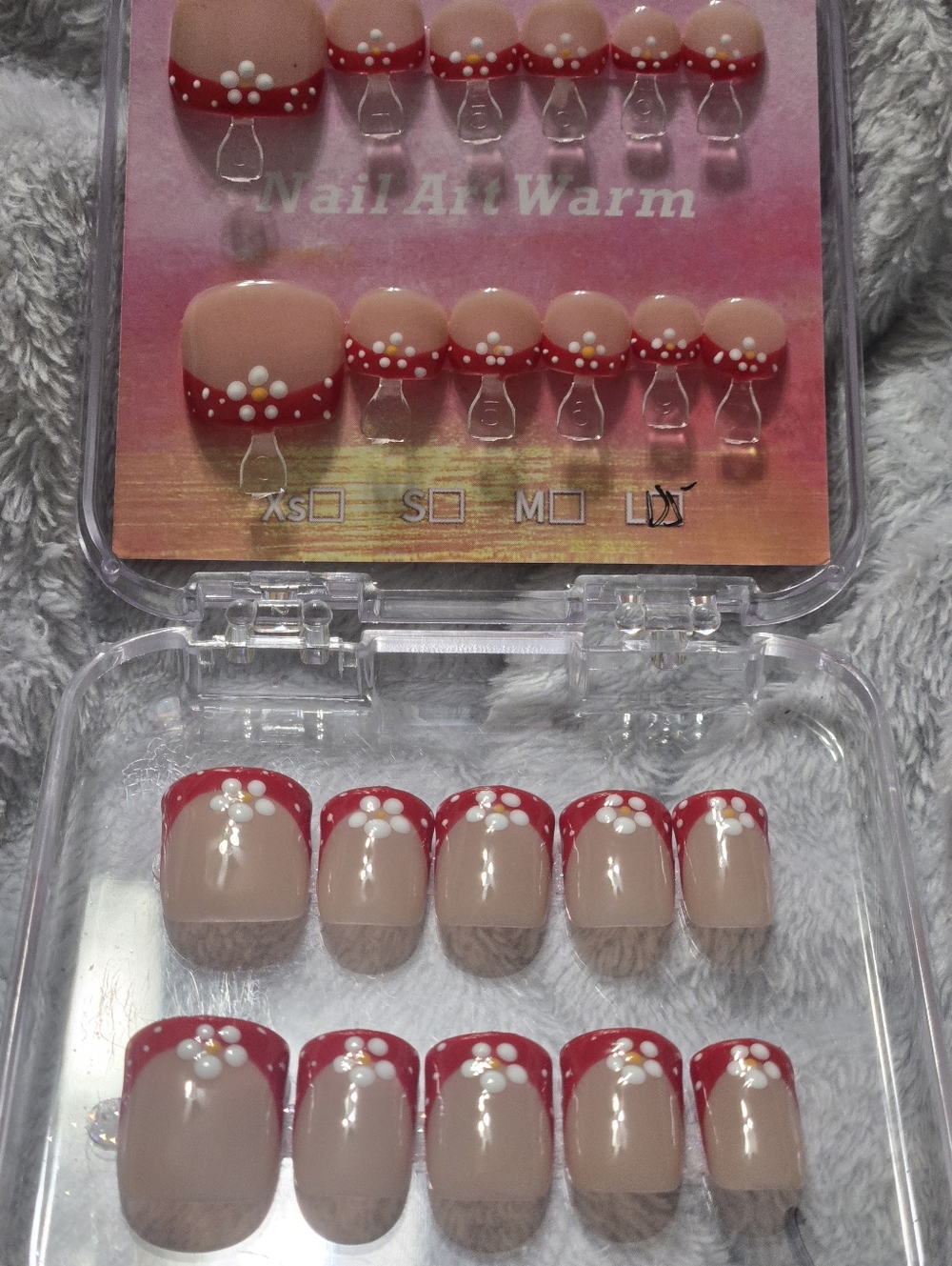 Press-On Toe & Finger Nail Matching Set